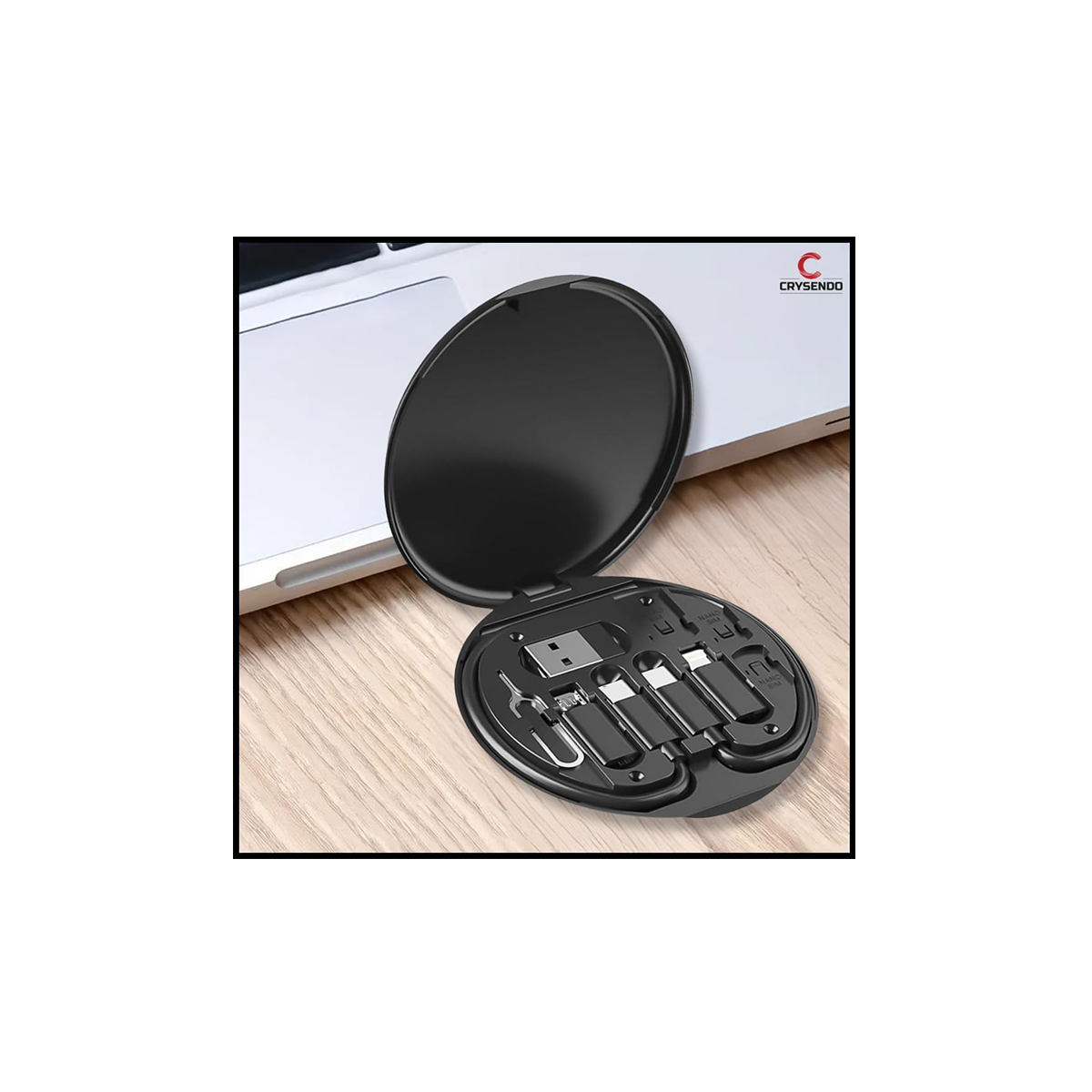 4-in-1 60W Fast-Charge Cable Kit & Phone Stand