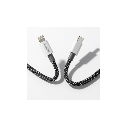 Anker USB-C to Lightning Cable (100mc) – MFi Certified, Fast PD Charging, Braided, iPhone 14/13/12