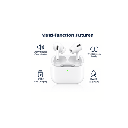 AirPods Pro (2nd Gen) – Active Noise Cancellation, Spatial Audio, USB-C
