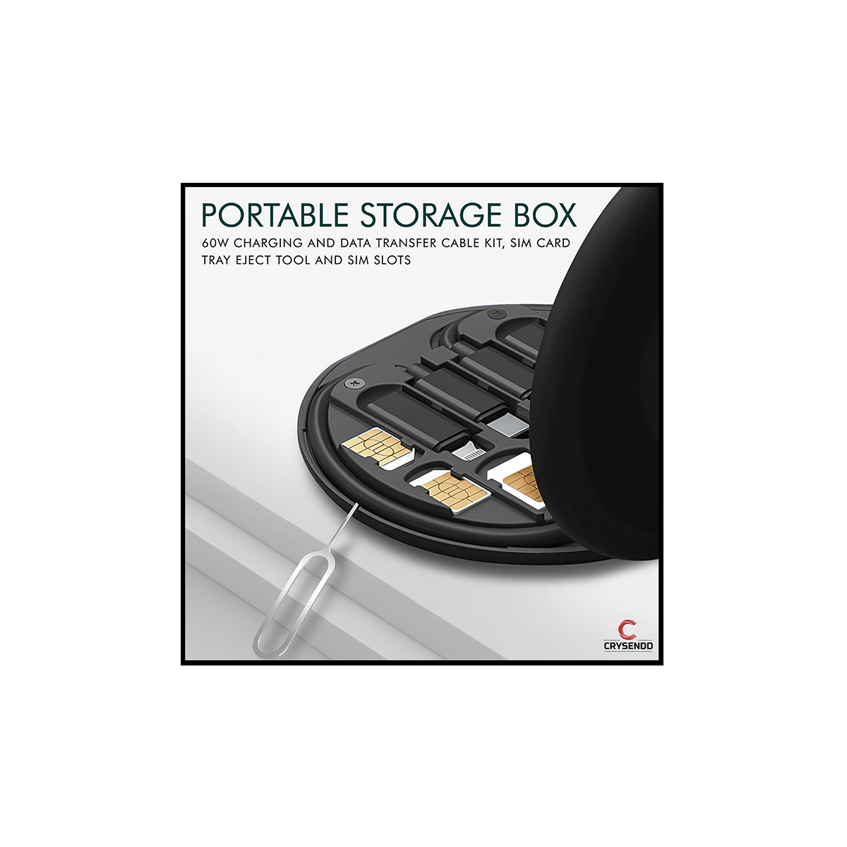 4-in-1 60W Fast-Charge Cable Kit & Phone Stand