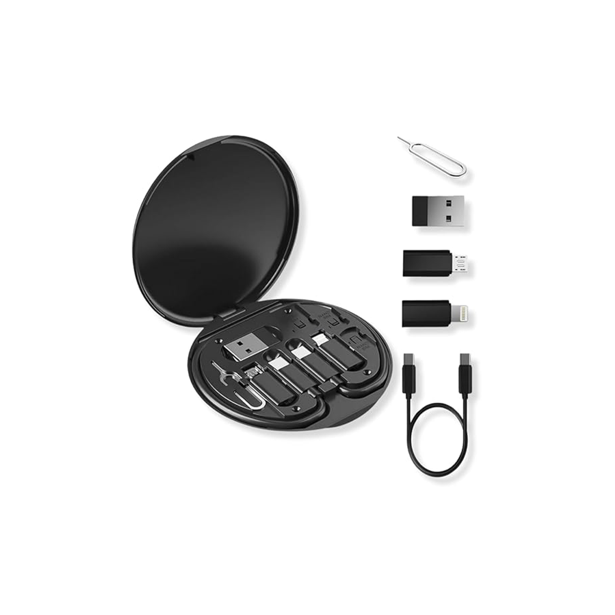 4-in-1 60W Fast-Charge Cable Kit & Phone Stand