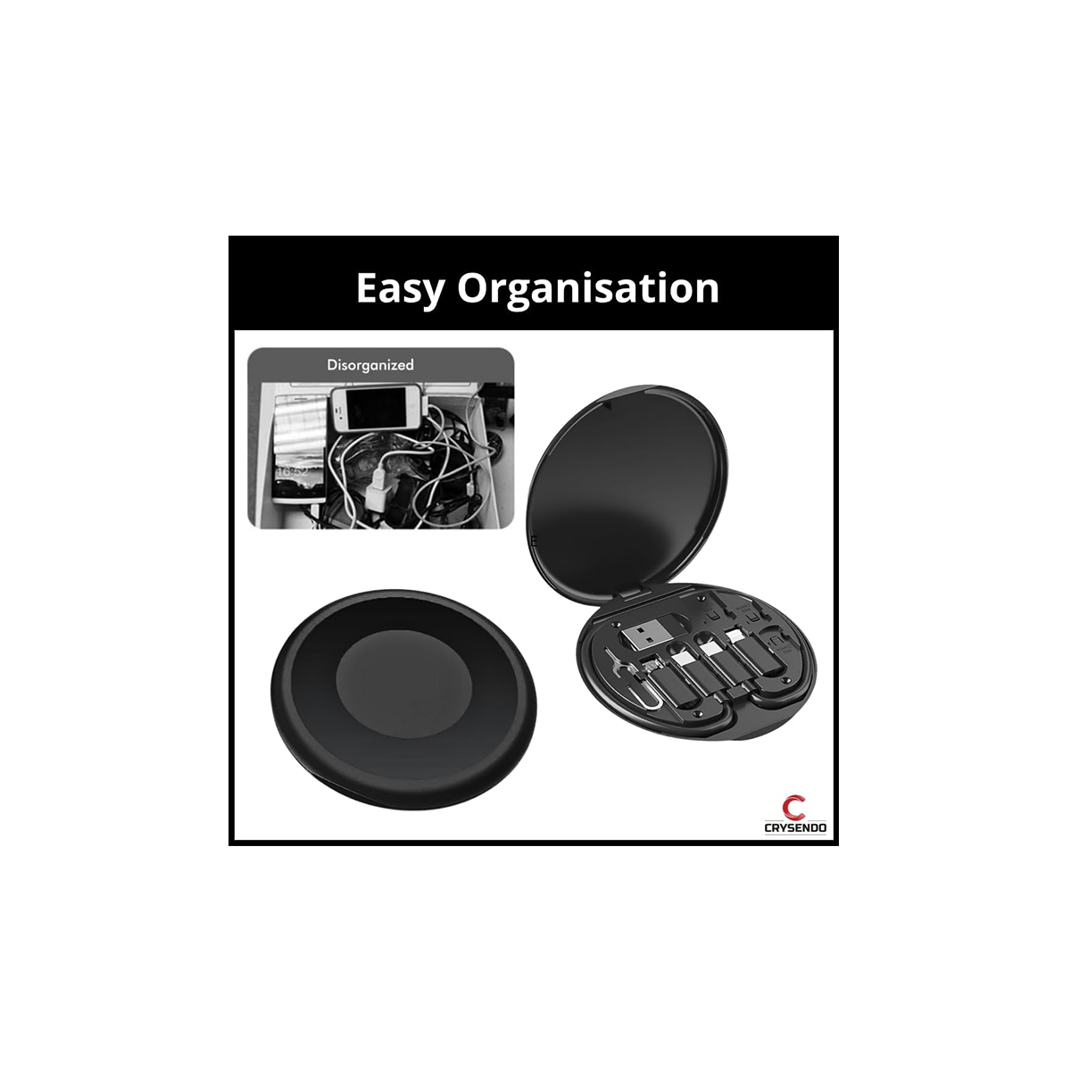 4-in-1 60W Fast-Charge Cable Kit & Phone Stand