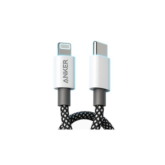 Anker USB-C to Lightning Cable (100mc) – MFi Certified, Fast PD Charging, Braided, iPhone 14/13/12